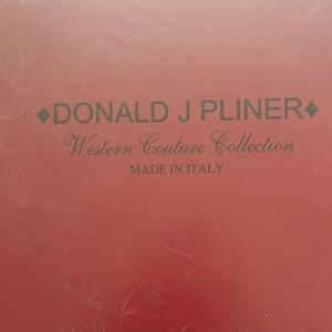 Donald J. Pliner Red Western Couture Box
